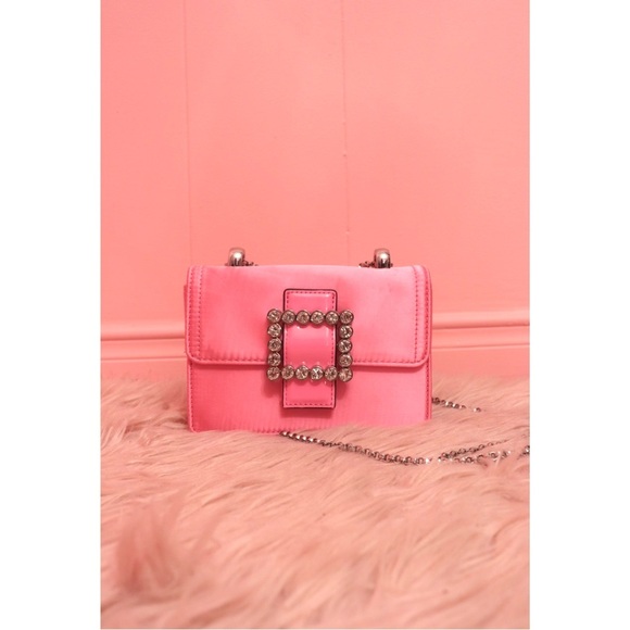 ALDO Pink Women's Bag with Rhinestone Buckle - Picture 1 of 6